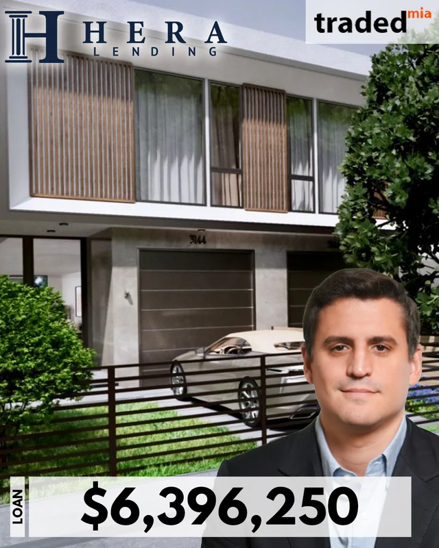 Hector Castro Of Hera Lending Provides $6.39M Construction Loan For Miami Single Family Project