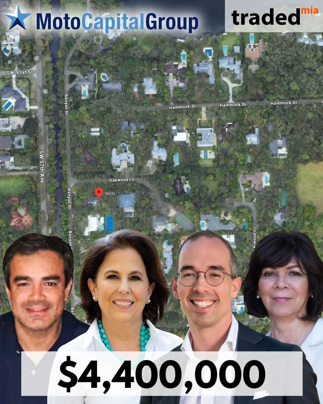 Guilherme Federico Of Moto Capital Group Acquires Development Site In Coral Gables For $4.4M