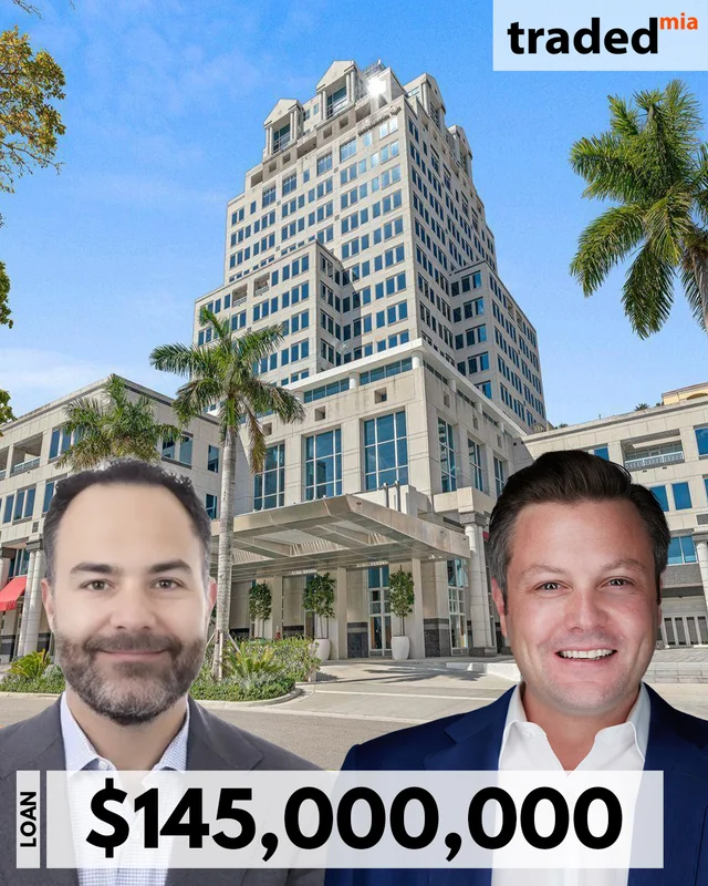Hudson Bay Capital Provides $145 Million Refinance Loan For Office Asset In West Palm Beach