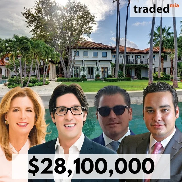 $28.1M Sale Of Miami Beach SFR On Pine Tree Dr Circle With The Jills Zeder Group - Coldwell Banker