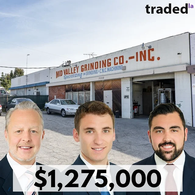 Royalty Realty Enterprise Acquires Industrial Property In North Hollywood For $1.275M With Brokers David Schatz, Ryan Serling, Martin Agnew