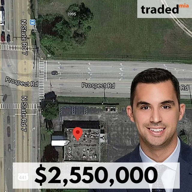 Daniel Abreu - TP Prospector Acquires Retail Property In North Lauderdale For $2.55M