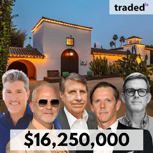 David Miller & Ryan Murphy Sell Beverly Hills SFR For $16.25M With Brokers Kevin Augunas & Chris Cortazzo - Compass And Crosby Doe - Crosby Doe Associates