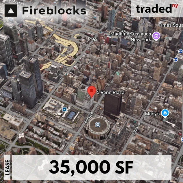 Michael Shaulov Of Fireblocks Signs 35,000 Square Foot Lease At 5 Penn Plaza In Manhattan