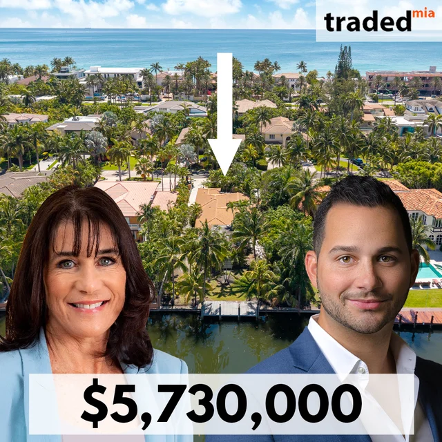 Lydia Eskenazi & Jonathan Bigelman Of ONE Sotheby's Close $5.73M Sale In Golden Beach