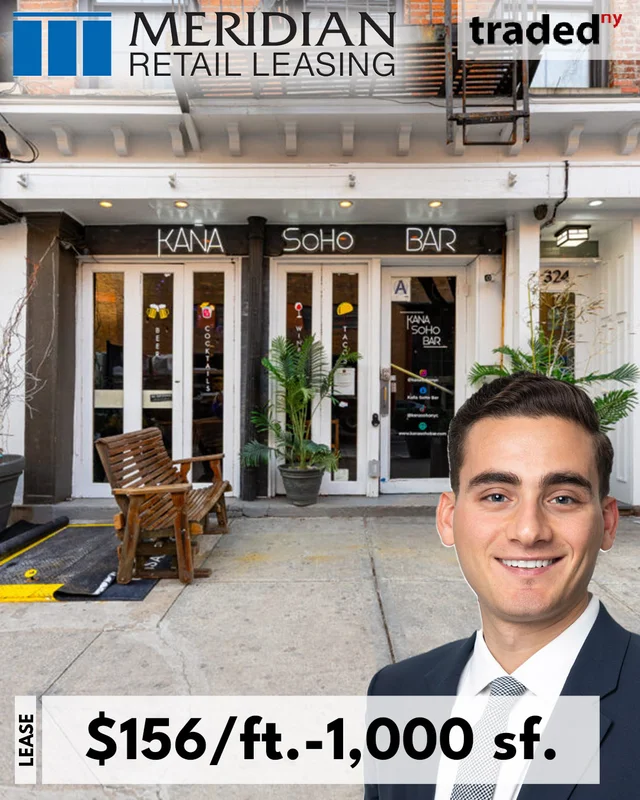 Antonio Vendome Leases Retail Space At 324 Spring Street To Cashbar With Broker John Roesch