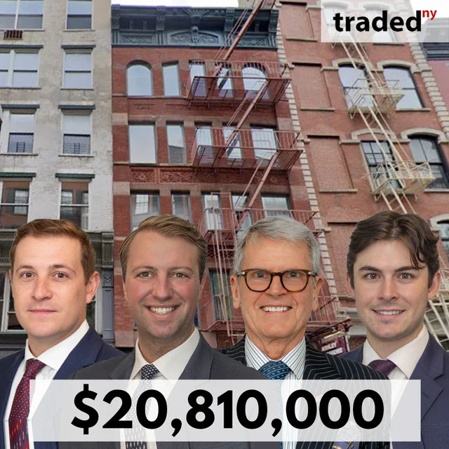 Cushman & Wakefield Represents Seller In $20.81M Mixed-Use Sale At 43 Crosby Street SoHo