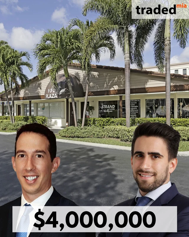 Aaron Labovitz & Brandon Lumish Of ABL Real Estate Partners Acquire Retail Property In Pinecrest For $4M