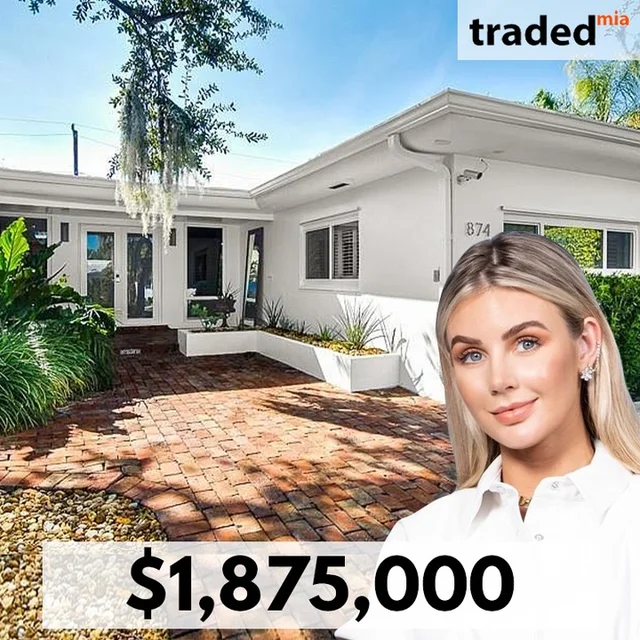 Efrain Machado Sells SFR In Miami For $1.875M With Alyssa Morgan Jansheski - ONE Sotheby's Intl Realty