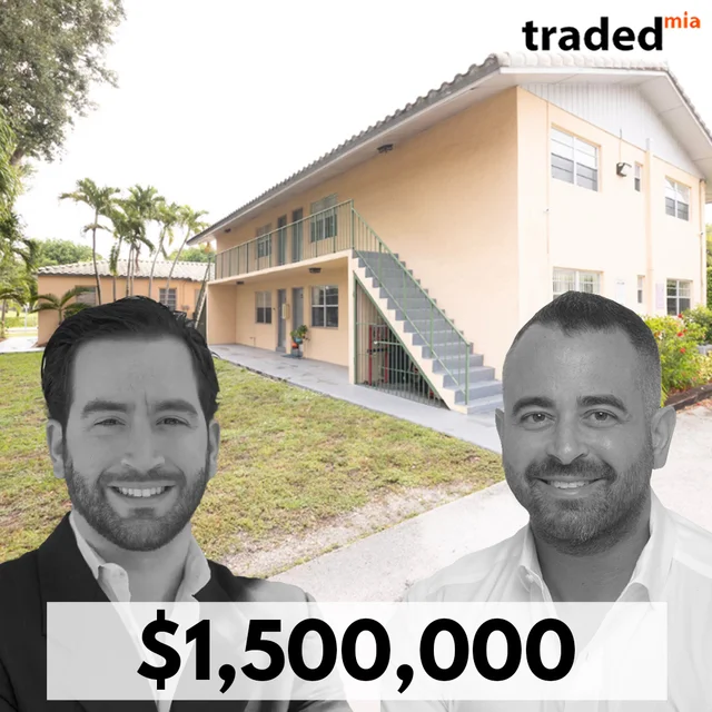 Mario Interan Acquires Multifamily Property In Miami Springs For $1.5 Million With Ernie Perez & Alfredo Diaz
