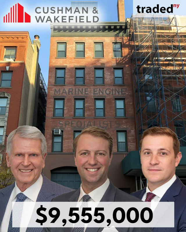 Development Site At 556 Broome Street Sold For $9,555,000 With Seller's Representatives Robert Burton Bobby Carrozzo & Michael Gembecki