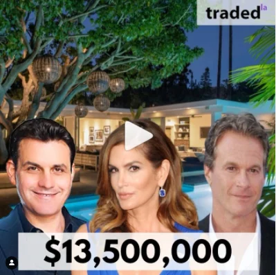 Cindy Crawford & Rande Gerber Sell Beverly Hills SFR For $13.5M With Kurt Rappaport - Westside Estate Agency
