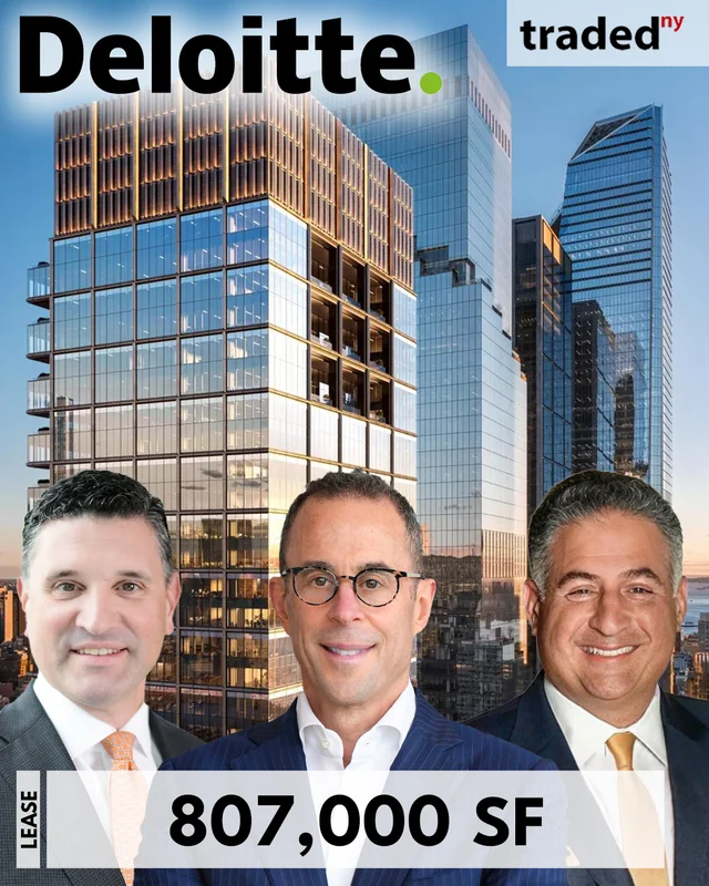 Deloitte Secures 22-Year Office Lease At 70 Hudson Yards Represented By Joe Ucuzoglu
