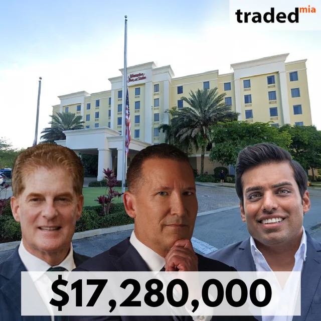 Shoham Amin Of Excel Group Acquires Hampton Inn & Suites Coconut Creek For $17.28M From Seth Fellman And Malcolm Butters