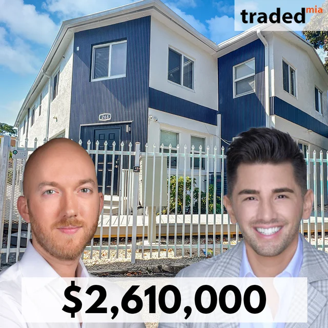 Juan Sotolongo & Jesse Spencer Of Compass Broker $2.61M Multifamily Sale In Wynwood Norte