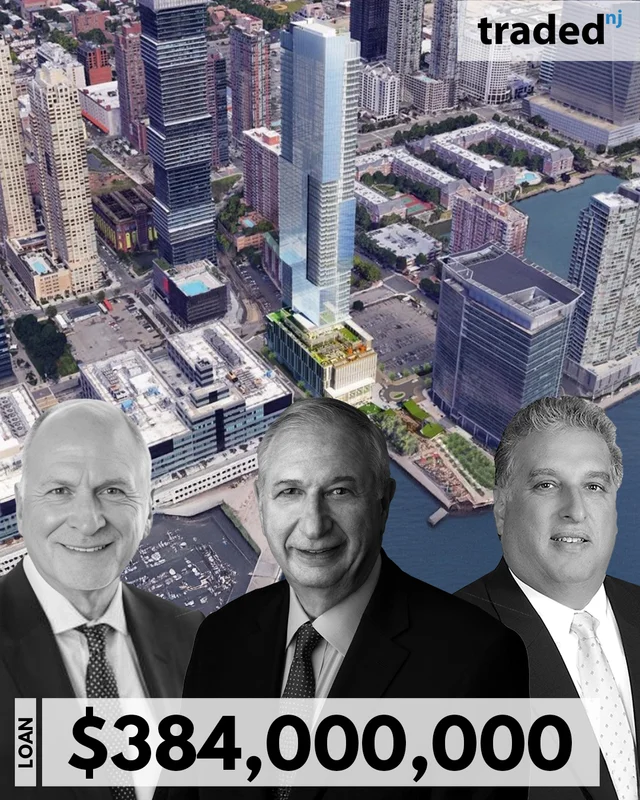 David Greenberg Of Affinius Capital And Thomas Whitesell Of Kennedy Wilson Provide $384M Financing For Harborside 8 In Jersey City