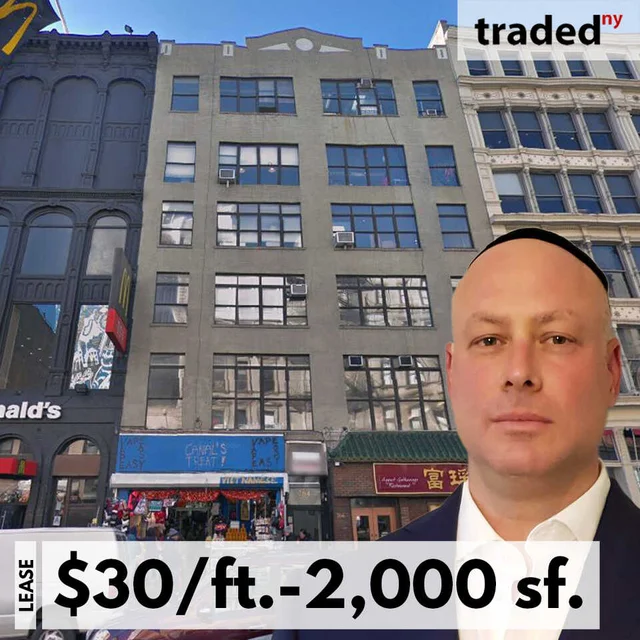 William Cooper Dba William White Leases 2,000 SF Office Space At 264 Canal Street In Chinatown