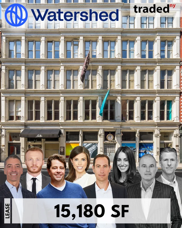 Watershed Technology Signs 3.5-Year Lease For 15,180 Square Feet At 440 Lafayette Street