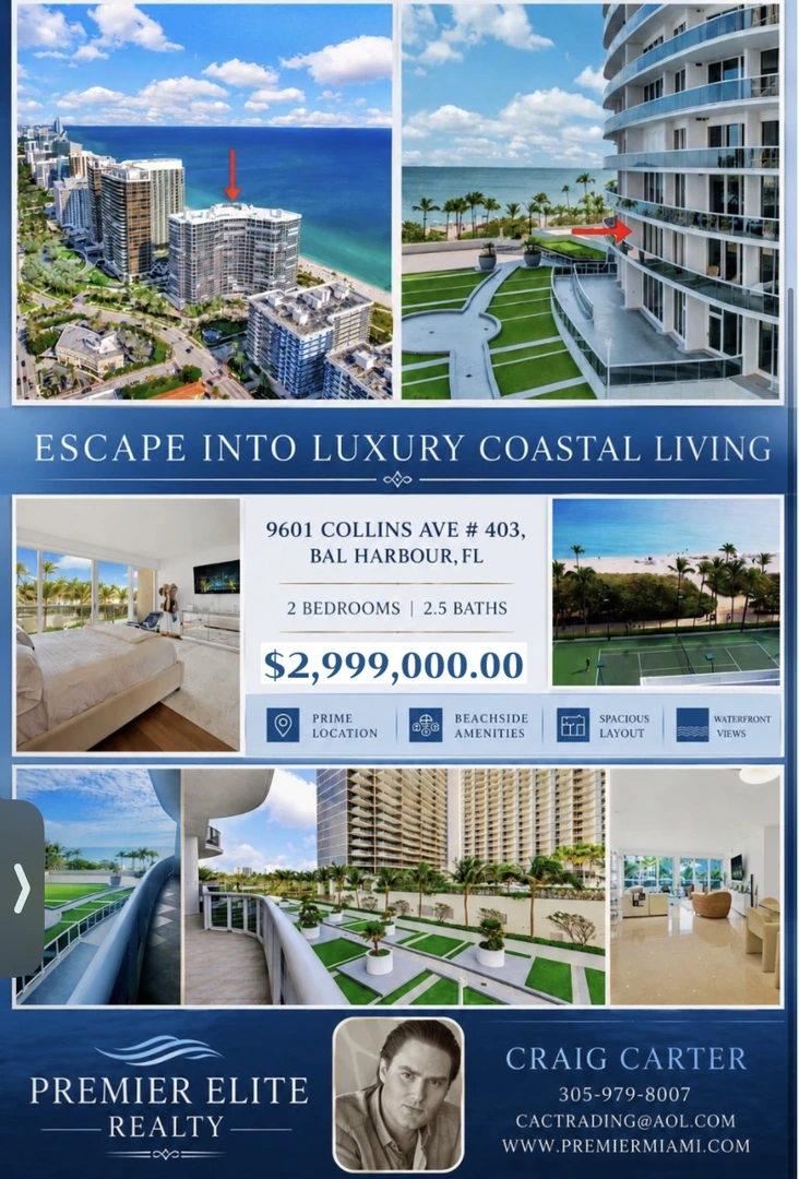 Unique Condo Opportunity at 9601 Collins Avenue