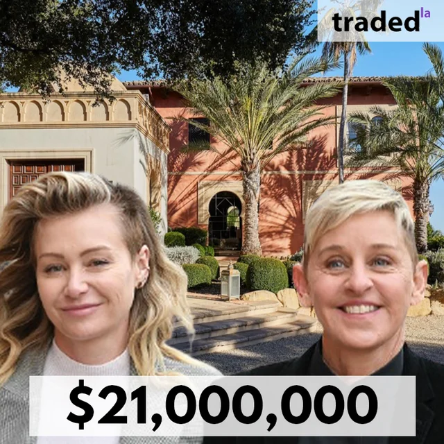 Ellen DeGeneres & Portia De Rossi Purchase Montecito SFR For $21M