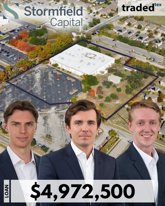 Stormfield Capital Provides $4,972,500 Acquisition Loan For Industrial Property At 7050 Burleson Road