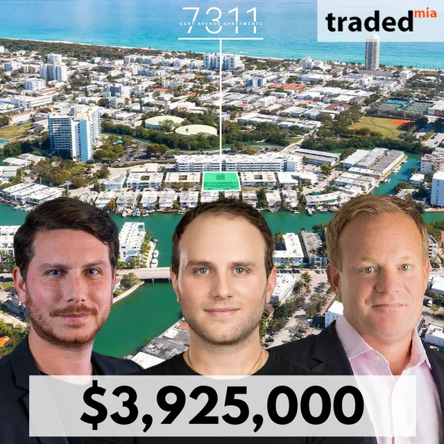 Alan Safdiah And Joe Gershon Acquire Multifamily Property From Yoram Eliyau For $3.925M In Miami Beach