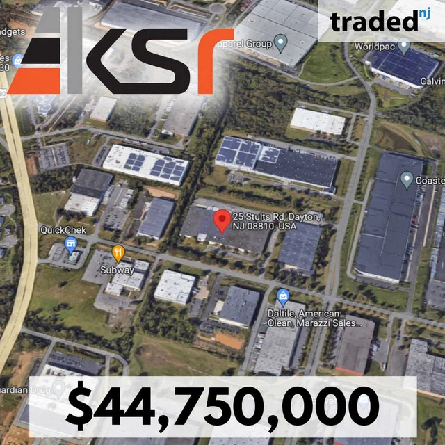KSR Acquires Industrial Property In Dayton, NJ For $44.75M