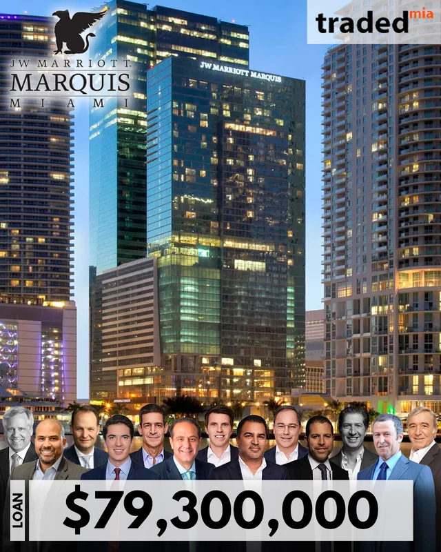 MetLife Investment Management And MDM Group Secure $79.3M Refinance Loan For JW Marriott Marquis Miami