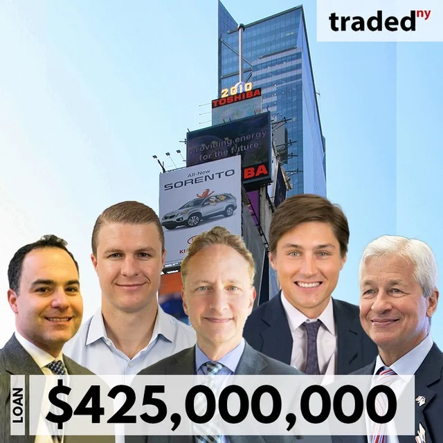 JP Morgan Chase Provides $425M Refinance Loan For Office Building At One Times Square In Midtown Manhattan