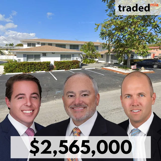 Harbordale Residences In Fort Lauderdale Sold For $2.6M With Marcus & Millichap's Evan Kristol, Brandon Rex & Austin Michels