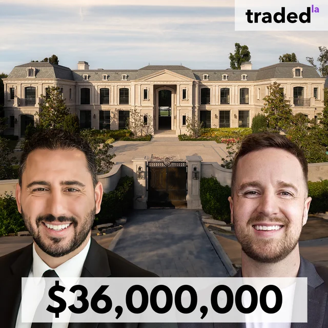 Joshua Altman & Tommy Bubonic Of Douglas Elliman Sell Single Family Home In Los Angeles For $36M