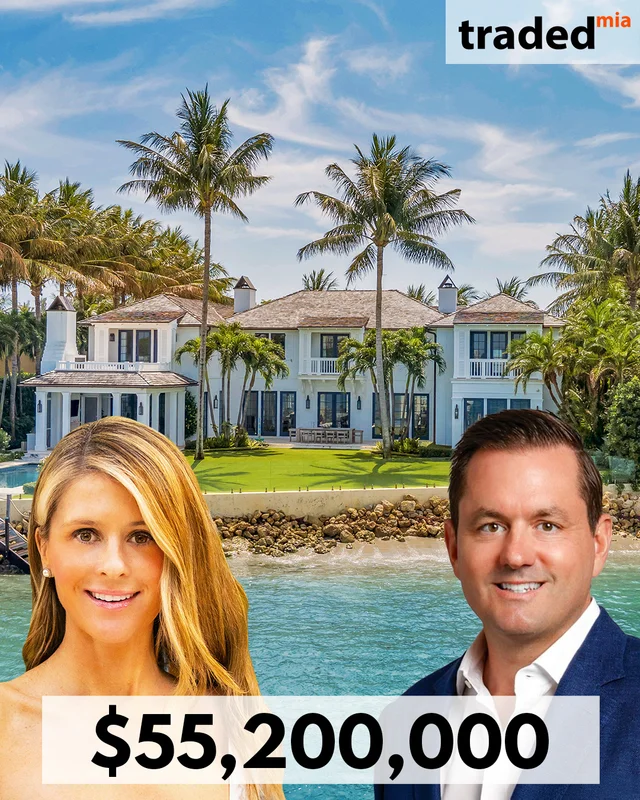 Gary Smith And Kaylnn Smith Acquire Waterfront Mansion In Palm Beach For $55.2M