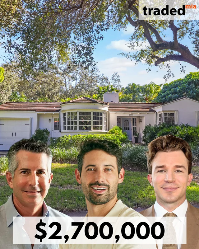 Selina Kyle Purchases Single Family Home In Coral Gables From Donald Weiner For $2.7M