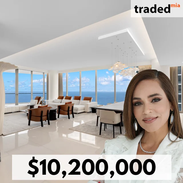 Adriana Vargas Hernandez Of Acqualina Realty Represents Sale Of Sunny Isles Beach Condo For $10.2M