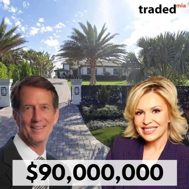 Paul Saunders & Senada Adzem Sell Manalapan Single Family Home For $90M