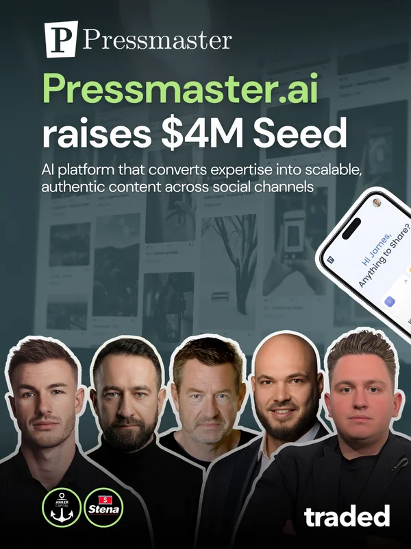 Pressmaster.ai Secures $4 Million Seed Round Led By Anker Capital With $29 Million Valuation