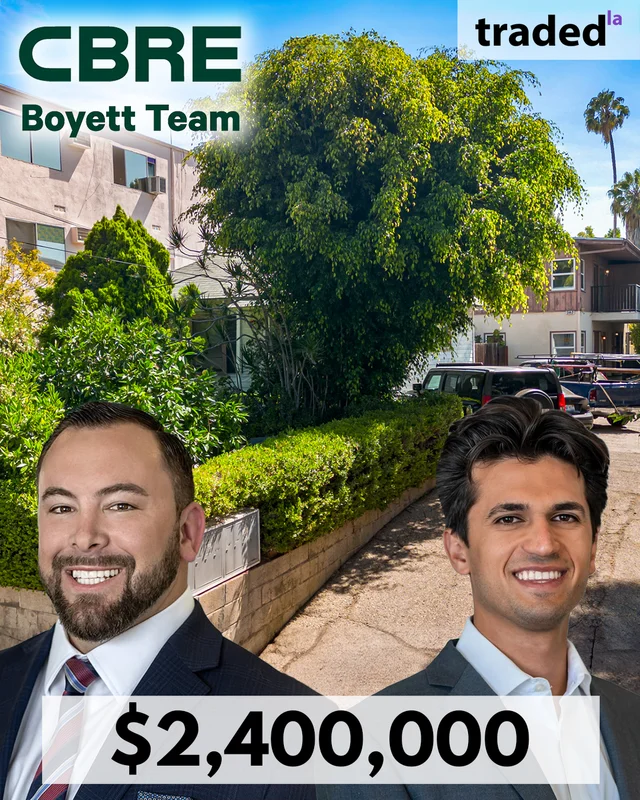 Multifamily Asset Sold In West Hollywood For $2.4M With John Boyett & Jacob Daneshgar As Brokers