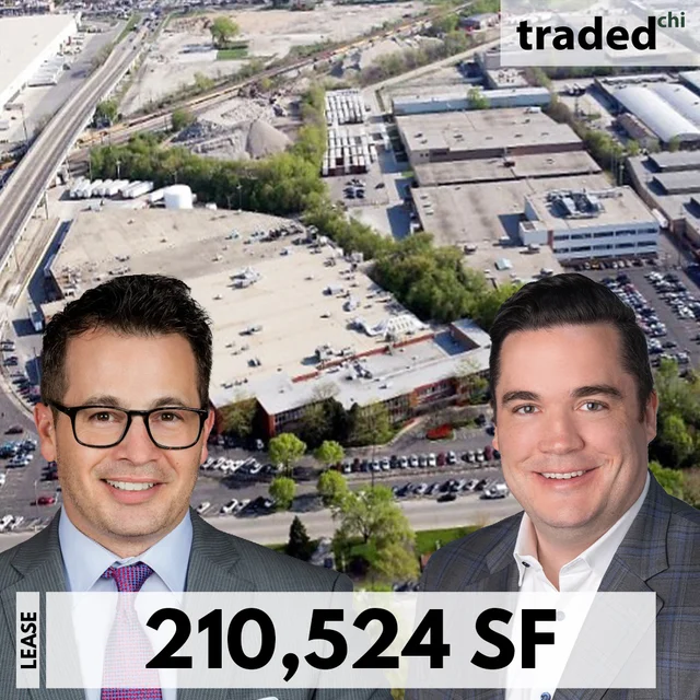 Lee & Associates Brokers 210K SF Industrial Lease In Melrose Park