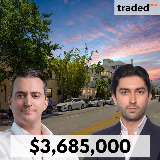 Yossi Lipkin & Doron Malinasky Purchase Hotel In Miami Beach For $3.685M With Brokers Jordan Gimelstein & Max Sheff