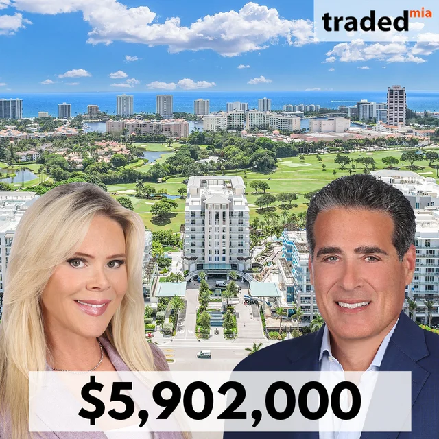 David Hall & Sonia Hall Of Hall Luxury Homes Group Sell Boca Raton Condo For $5.9M