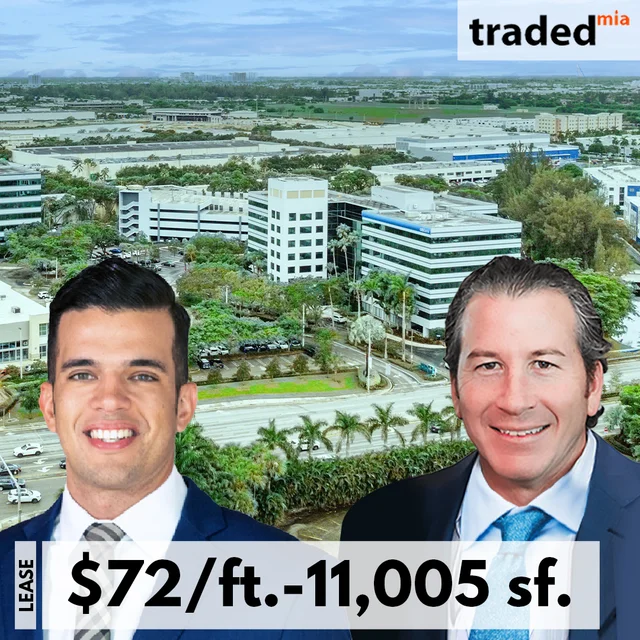 Citibank, N.A. Leases Office Space At Doral Center For $72.00 Per Sq.Ft