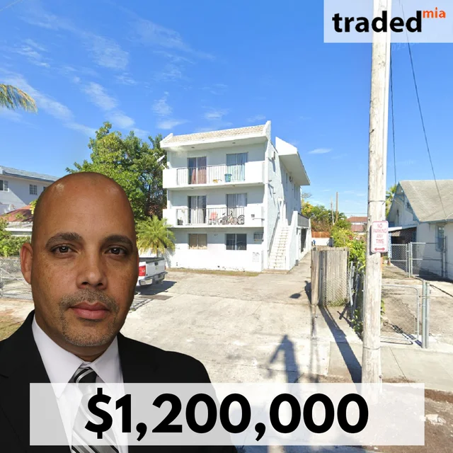 Pura Vida Riverside LLC Acquires Multifamily Building In Miami From Quartz Ball LLC For $1.2M