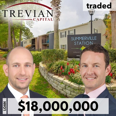 Trevian Capital Provides $18 Million Acquisition Loan For 168-Unit Multifamily Asset In Charleston SC