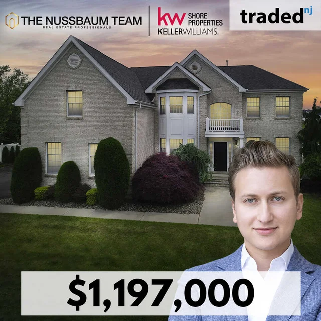 Isaac Yitzi Nussbaum Of The Nussbaum Team At Keller Williams Shore Properties Sells 3,400 SF SFR In Toms River For $1,197,000
