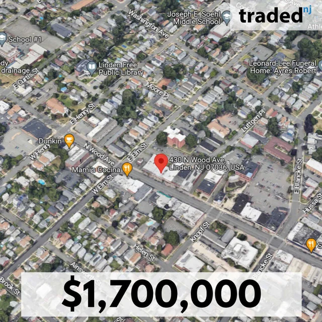 Mohammad Mustamand Acquires Retail Property At 430 N Wood Ave In Linden For $1.7M