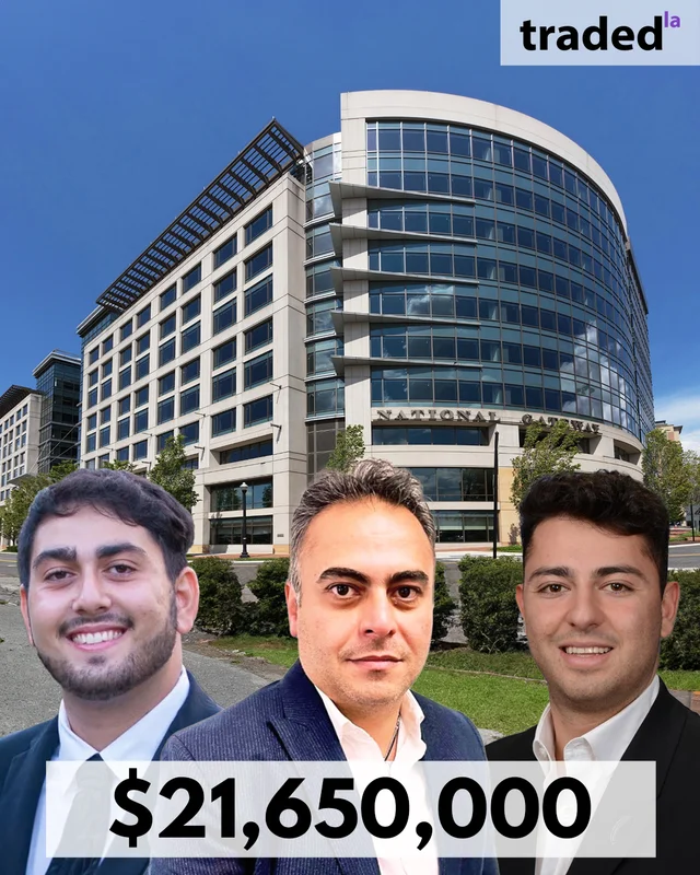 Nathan Afshani And Joshua Afshani Acquire Office In Arlington From Wells Fargo And Wheelock Street Capital For $21.65M