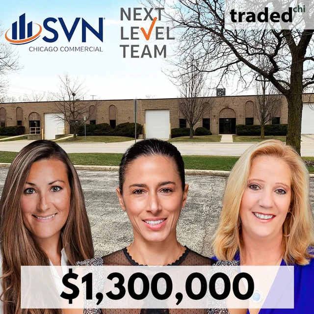 Olivia Czyzynski, Jennifer Hopkins & Nathalie Fisher Of SVN | Chicago Commercial Sell Industrial Property In Schaumburg For $1.3M