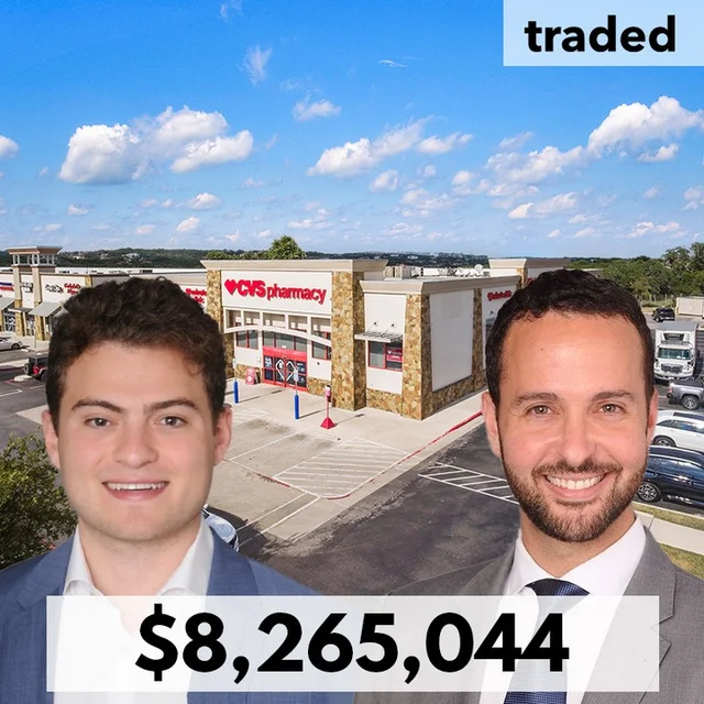Ben Kohl & Mitchell Kiven Of Marcus & Millichap Sell Retail Property In San Antonio, TX For $8.3M