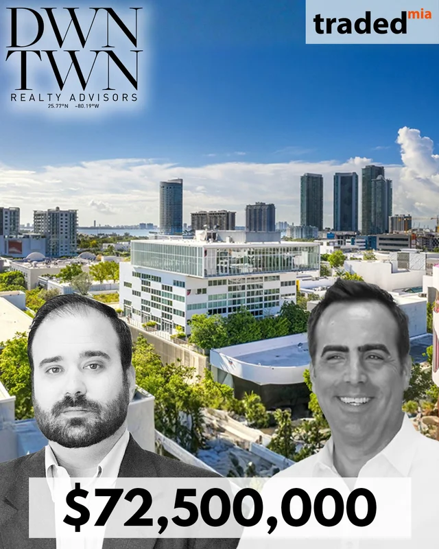 Todd Rosenberg Ethan Leavitt And Joe Sutton Acquire Mixed-Use Asset In Miami For $72.5M