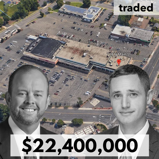 Edens Sells Retail Property In West Hartford, CT For $22.4M With Buyer's Rep Geoffrey Millerd & Mathew Adler